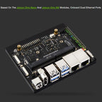 For Jetson Orin Nano / NX Super Dual Ethernet Base Board, 24359