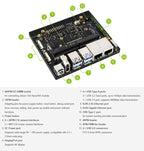 For Jetson Orin Nano / NX Super Dual Ethernet Base Board, 24359