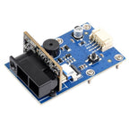 WAVESHARE Barcode QR Code Scanning Module Type E Metal Casing DPM Code Reading Onboard USB UART Dual Interfaces, 32387
