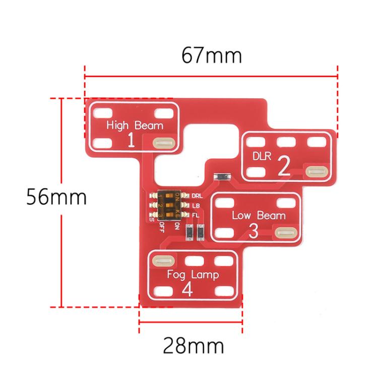 For Chevrolet / GMC / Cadillac Low Beam High Beam DRL Circuit Board, Classic, Enhanced