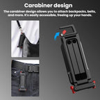For DJI Osmo Action 3 / 4 / 5 Pro Magnetic Quick-Release Tripod Bracket with Carabiner Clip, AC5027