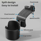 For Tesla Model 3/Y Dashboard Cup Holder Storage Box