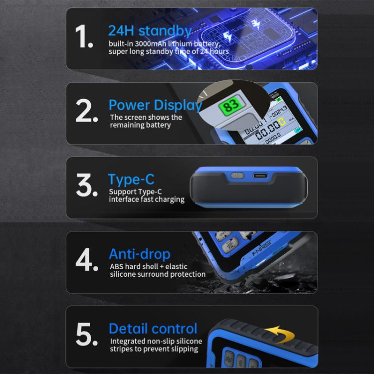 FNIRSI 4-20mA Multi-Function Signal Generator Current Pressure Thermal Resistance Calibrator, EU Plug, SG-004A Blue