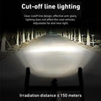 Bicycle Hanging Front Light Night Riding Road Bike Anti-Glare Under-Mount Light, CYCLAIMI CYC1000, CYCLAIMI CYC1000 PRO