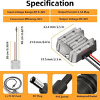 12V/24V To 30V 3.5A DC Power Converter, With 1M DC Cable, With 1M DC Cable + Clip, With 1M DC Cable + Fuse