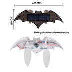 Car Solar-Powered Rear Wing Light Anti-Rear-End Collision Bat-Shaped Decorative Light
