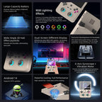 ANBERNIC RG477V 4.7-Inch 120Hz Vertical Handheld Console Dimensity 8300 Chipset, Android 14, RGB Lighting & Gyroscope, Built In 8G+128GB, Built In 8G+128GB+128G SD Card, Built In 12G+256GB, Built In 12G+256GB+128G SD Card