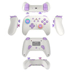 ANBERNIC RGP01 Multi-Platform Gaming Controller for PC/Switch/Steam With Hall Effect Joystick & Triggers, 3-Mode Connectivity, RGB, White, Black, Purple, With Receiver White, With Receiver Black, With Receiver Purple