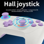 ANBERNIC RGP01 Multi-Platform Gaming Controller for PC/Switch/Steam With Hall Effect Joystick & Triggers, 3-Mode Connectivity, RGB, White, Black, Purple, With Receiver White, With Receiver Black, With Receiver Purple