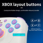 ANBERNIC RGP01 Multi-Platform Gaming Controller for PC/Switch/Steam With Hall Effect Joystick & Triggers, 3-Mode Connectivity, RGB, White, Black, Purple, With Receiver White, With Receiver Black, With Receiver Purple