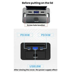One To Three PD3.0 / QC3.0 Car Fast Charging USB Retrofit Charger