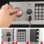 Wall-Mounted Small Steel Safe With Anti-Theft Plate Password Storage Safe, Black With Money Drop Slot, Gold With Money Drop Slot, Black No Money Drop Slot, Gold No Money Drop Slot
