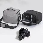 DSLR Camera Shoulder Bag Mirrorless Camera Bag, Small Gray, Small Black, Large Gray, Large Black