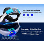 10000mAh Battery With Adjustable Replacement Headband Gaming VR Accessories, For Meta Quest 3 / 3S Q8L-3, For Meta Quest 2 Q8L, For Meta Quest 2 Q8, For Meta Quest 3 / 3S Q8-3