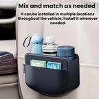 KABULUN Multi-functional Card Ticket Holder With Hanging Side Storage Pocket