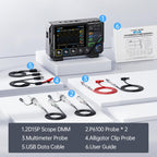 FNIRSI 3 In 1 Digit Digital Oscilloscope 4.5 Multimeter Signal Generator, 2D15P