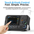 FNIRSI 3 In 1 Digit Digital Oscilloscope 4.5 Multimeter Signal Generator, 2D15P