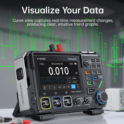 FNIRSI 3 In 1 Digit Digital Oscilloscope 4.5 Multimeter Signal Generator, 2D15P