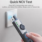 FNIRSI Multifunctional Cable Finder with Anti-interference PoE Cable Tester, LPM-10