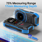 FNIRSI Wood Panel Moisture Tester Wall Surface Humidity Detector, Blue