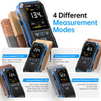 FNIRSI Wood Panel Moisture Tester Wall Surface Humidity Detector, Blue