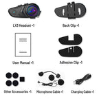 Motorcycle Helmet Waterproof Wireless Bluetooth Earphone, LX3