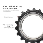 Hollow Eccentric Rear Derailleur Pulley 18T Ceramic Bearing DIY Bike Parts, CYCLAMI CYC-18T