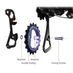 Hollow Eccentric Rear Derailleur Pulley 18T Ceramic Bearing DIY Bike Parts, CYCLAMI CYC-18T
