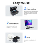 4-Inch High-Speed Thermal Label Printer with Dedicated Paper Stand, US Plug, HZTZ  9220-USB Black, HZTZ  9220-USB+Bluetooth Black, HZTZ  9220-USB+LAN Black, HZTZ  9220-USB+WiFi Black, HZTZ 9220-USB White, HZTZ 9220-USB+Bluetooth White                  ...