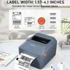 4-Inch Thermal Label Printer for Shipping, Barcode & Packaging Labels 25-100mm Print Width, EU Plug, HZTZ T40 USB, HZTZ T40 USB+Bluetooth, HZTZ T40 USB+LAN, HZTZ T40 USB+Bluetooth+Wi-Fi, HZTZ T40 USB+Wi-Fi