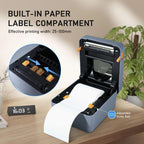 4-Inch Thermal Label Printer for Shipping, Barcode & Packaging Labels 25-100mm Print Width, EU Plug, HZTZ T40 USB, HZTZ T40 USB+Bluetooth, HZTZ T40 USB+LAN, HZTZ T40 USB+Bluetooth+Wi-Fi, HZTZ T40 USB+Wi-Fi