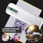 Wireless Rechargeable Thermal Printer Supports 2-inch to 8.5-inch Paper for PDF, Files, Images, and Tattoo Paper, HZTZ A4RJ 200dpi White, HZTZ A4RJ 200dpi Black, HZTZ A4RJ PRO 300dpi White, HZTZ A4RJ PRO 300dpi Black