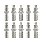 Cloud Platform Central Axis 1/4 To 3/8 inch Tripod Adapter Camera Screw, 10pcs E7, 10pcs E8