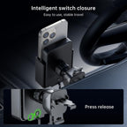 QI Standard Car Phone Holder Wireless Charger, USB Plug, TYPE-C Plug