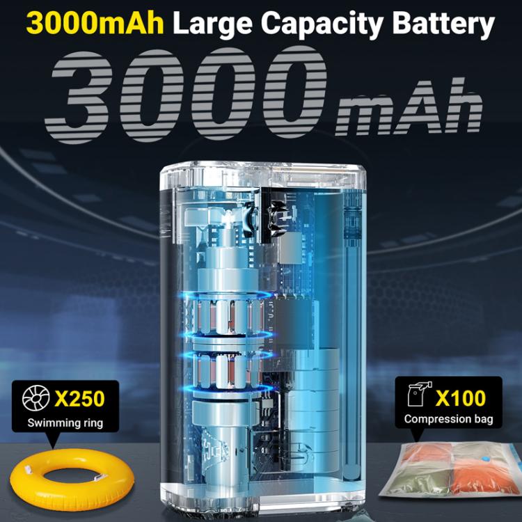 Outdoor Digital Display Electric Air Pump Integrated Inflation Air Blower With Illumination Portable Mini Air Pump
