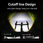 Smart Bike Night Riding Light High Power Flashlight Cycling Headlight, XOSS Mini