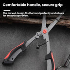 Seawater Corrosion Resistant Extended Eagle-Beak Hook Remover Line Cutter Pliers, Lure Plier, Lure Plier + Wire Safety Rope, Lure Plier + Wire Safety Rope + Nylon Bag, Lure Plier + Wire Safety Rope + Rubber Sleeve                                       ...