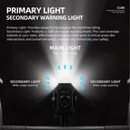 Bike Daytime Running Light With Speedometer Interface Outdoor Cycling Nighttime High-Intensity Light, CL350