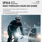 Bike Daytime Running Light With Speedometer Interface Outdoor Cycling Nighttime High-Intensity Light, CL350
