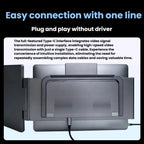 14-Inch Portable Monitor USB-C & HDMI-Compatible Laptop Second Screen, HYX-14R