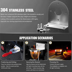 Stainless Steel LED Light Mount For Trucks Vehicle Modified Chassis Light Base, 2pcs