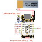 For SlimeVR / Smol LSM6DSV + QMC6309 Module