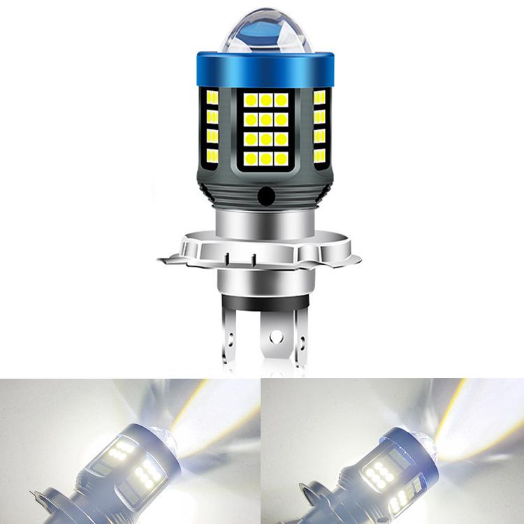 Motorcycle LED High-brightness Lens Headlight, H4, BA20D, P15D