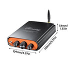 Sienwiny YS-KL5 Bluetooth 5.3 Dual-Channel TPA3255 Chip 600W High-Power HiFi Digital Amplifier, EU Plug, US Plug