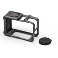 For DJI OSMO Action 5 Pro /4/3 aMagisn Metal Camera Cage2.0 Quick Release Protective Frame with Silicone Lens Cap, Action 5 Pro /4/3 Metal Cage