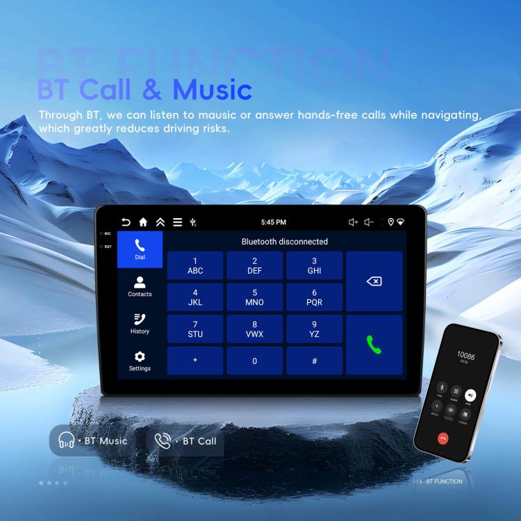 For Honda Civic 2001-2005 Android Car Central Control Screen Navigation Bluetooth Player, 4-Core 2GB + 64GB, 4-Core 4GB + 64GB, 4-Core 4GB + 128GB, 8-Core 4GB + 64GB, 8-Core 6GB + 128GB