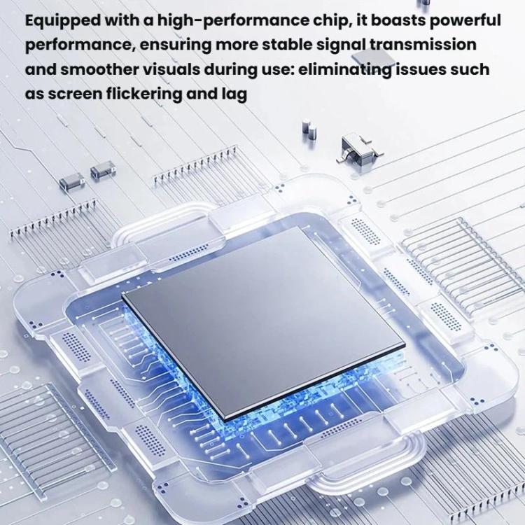 2 In 1 Type-C Portable Wireless Screen Mirroring Device HDMI Computer Wireless Peer-To-Peer Screen Mirroring Device, Blue