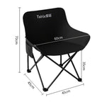 Talrix Outdoor Camping Moon Chair Portable Folding Beach Chair, Classic Black, Classic Gold, Tall Black, Tall Gold, 3-Level Adjustable Black, 3-Level Adjustable Gold, With Leg Rest Black, With Leg Rest Gold