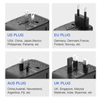 PD20W Multi-Function Travel Charger GaN 2 USB + 2 Type-C Universal Fast Charging, 212PQ