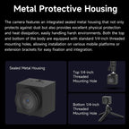 YAHBOOM Industrial USB AI Vision Camera 5MP Distortion-Free Lens, Above 2K Resolution For Raspberry Pi/Jetson/RDK/PC, 5MP No Tripod, 5MP With Metal Tripod